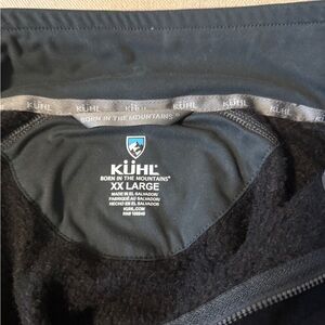 KÜHL Black 1/4 zip Pullover XX Large never worn